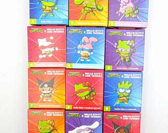 Teenage Mutant Ninja Turtles x Hello Kitty and Friends McDonald's figures Full set of 12
