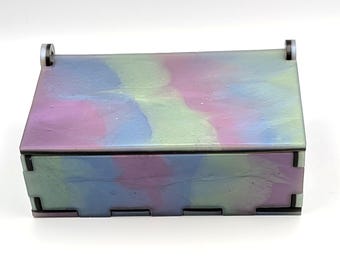 Handmade Resin Storage Box, Jewelry, Trinkets