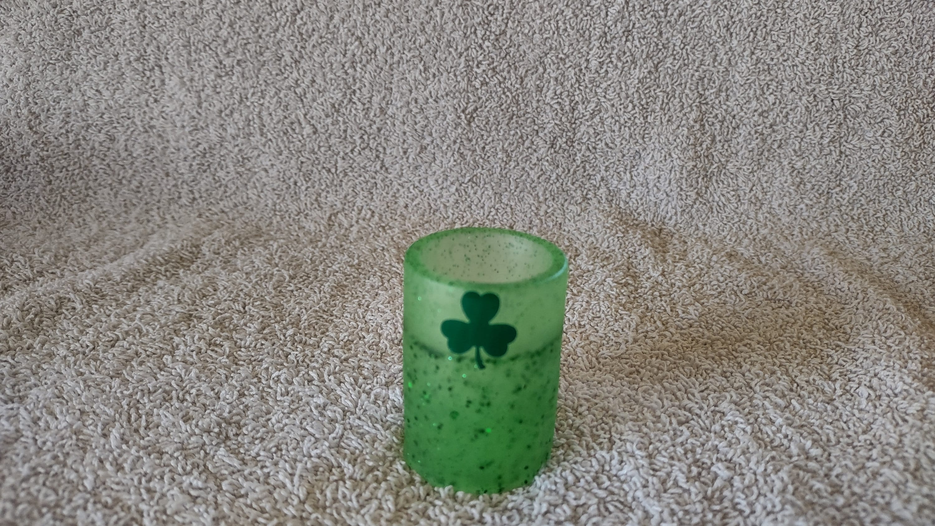 Custom 12oz Glow in the Dark Cup Green/Shamrock