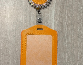 Handmade Beaded Badge ID Reel