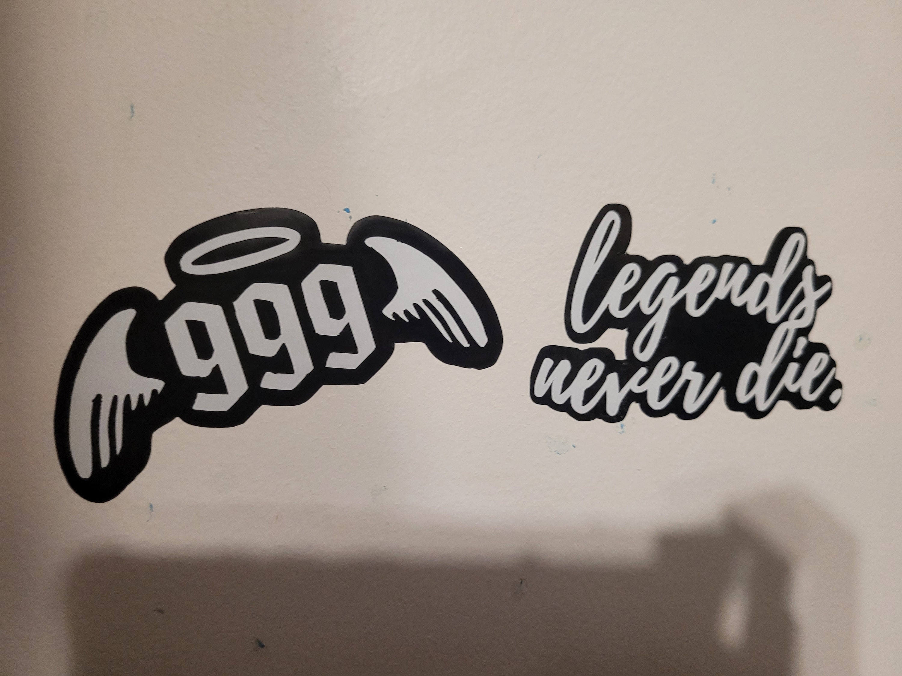 Legends never die 999 Sticker for Sale by Venom55555