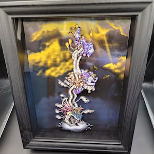Tower of the Gods 3D wall art, Inspired by Final Fantasy VI