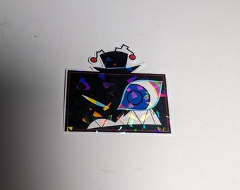 Hazbin Hotel Vox inspired sticker for Laptops Phone Cases Water Bottles and More
