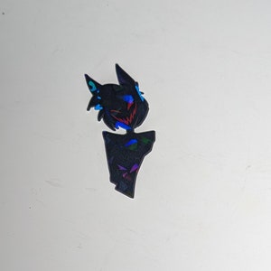 Hazbin Hotel Alastor Shadow inspired sticker for Laptops Phone Cases Water Bottles and More