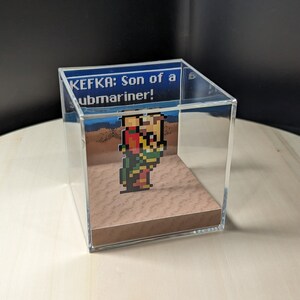 Son of a Submariner, Final Fantasy VI 3D Diorama Cube, Handmade FFVI Diorama Cube, Unique Gift for Gamers