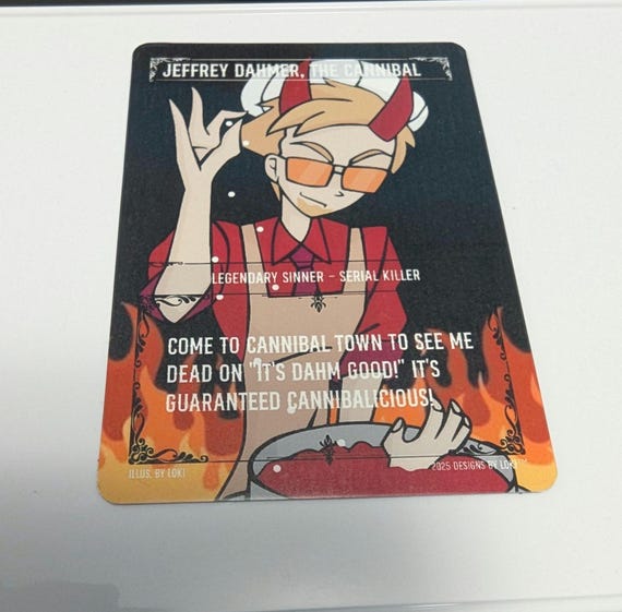 Demonix Trading Cards Special Edition Card Inspired by Jeffrey