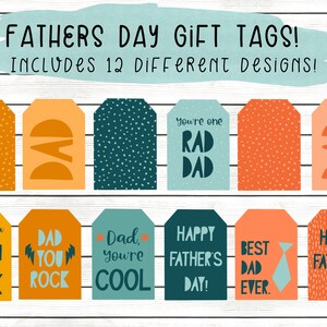 Printable Father Day Gift Tag / Fathers Day Card / Happy Fathers Day Gift / Printable Gift Tag