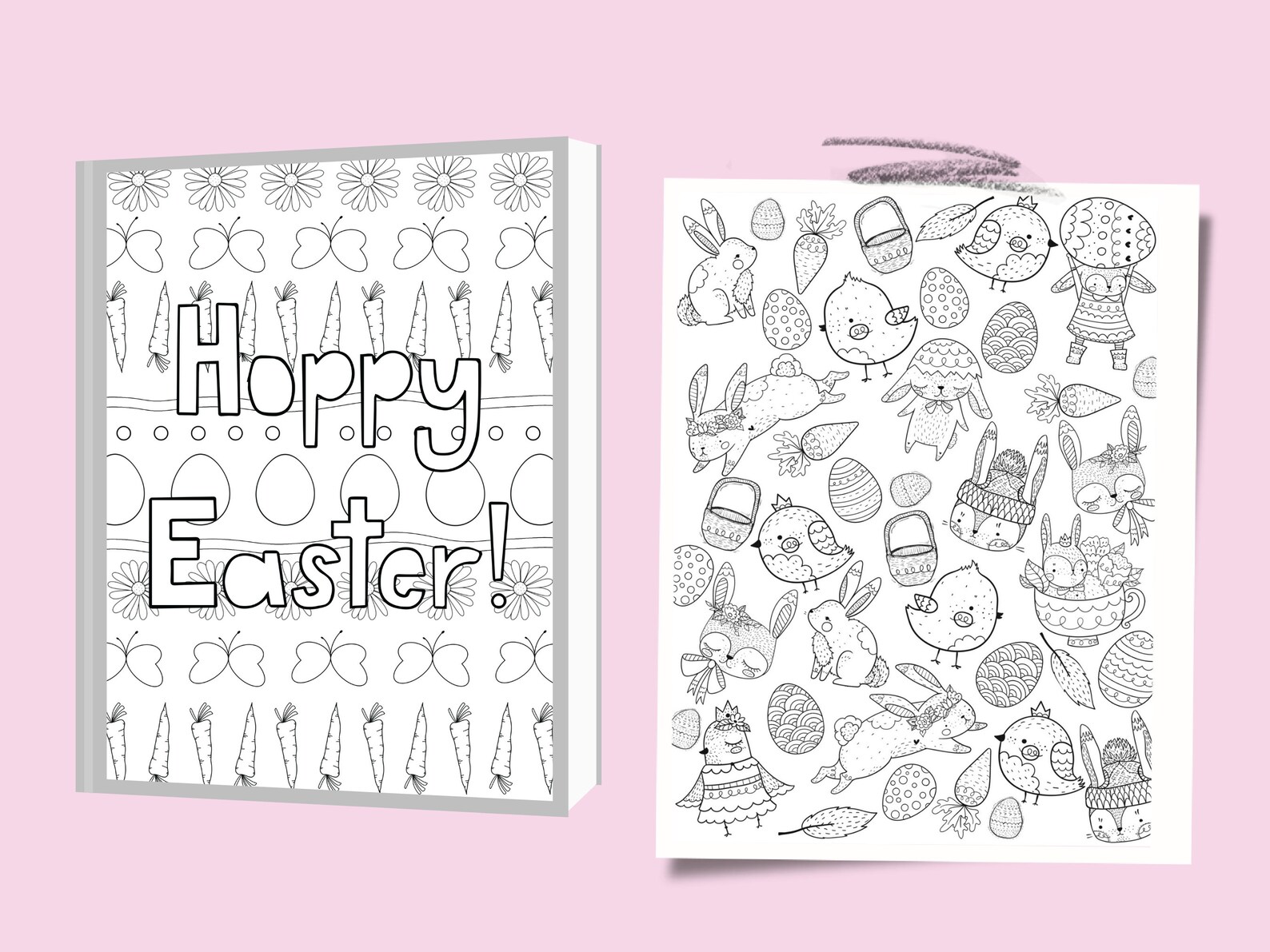 Printable Easter Coloring Pages / Printable Easter Activity Pages ...