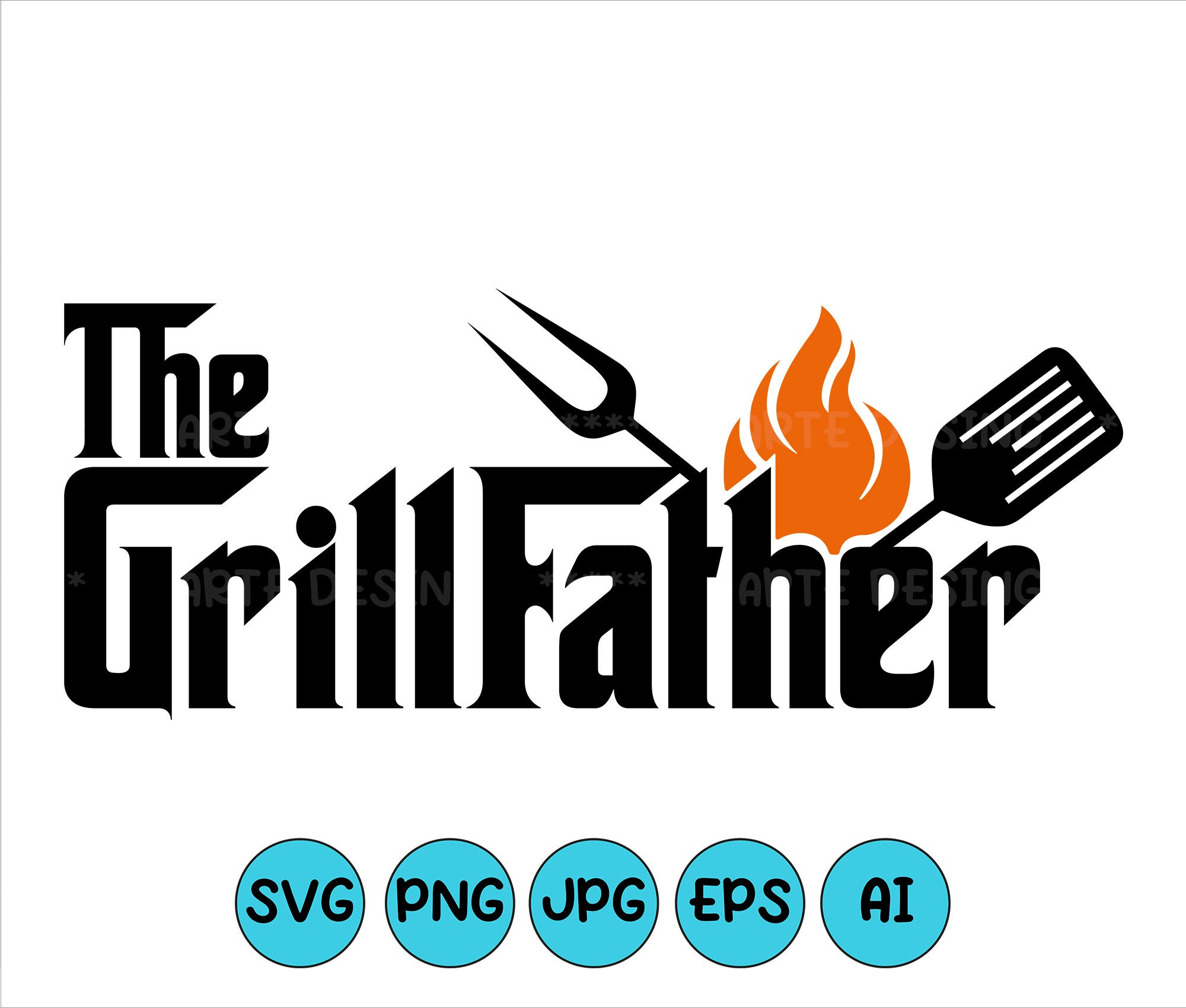 Anonym er der kapital The Grillfather - Etsy