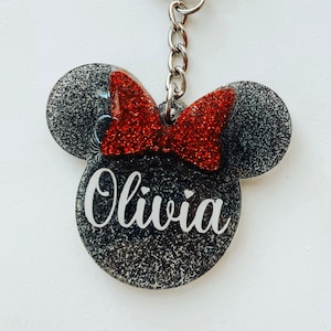 Small Miss Mouse Keychain