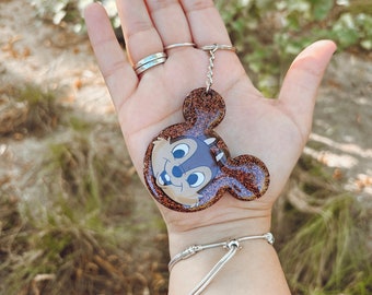 Chipmunk Mouse Keychain