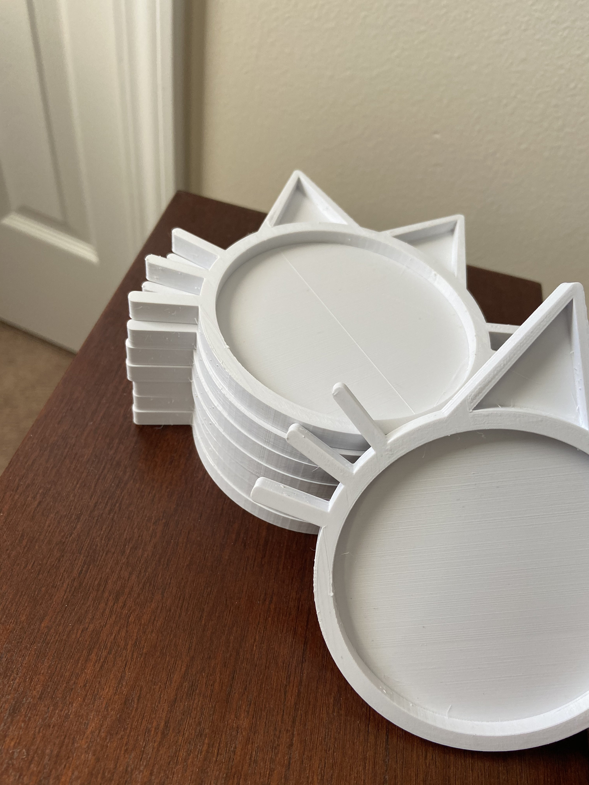 STL file Cat Coasters 🐱・3D printer design to download・Cults