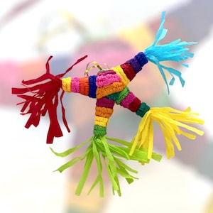 Mexican Mini Pinata &quot;Piñata&quot; Ornament - Christmas Star Piñata - Christmas Decoration
