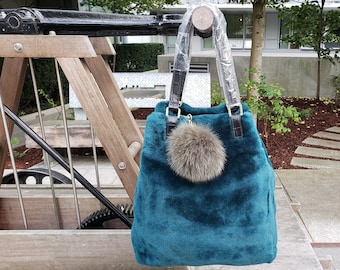 Merino Sheepskin Reversible Tote Bag