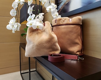 Merino Sheepskin Tote Bag