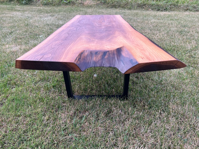 LIVE EDGE Coffee/dining Table UNIQUE Handmade Crotch Piece Etsy