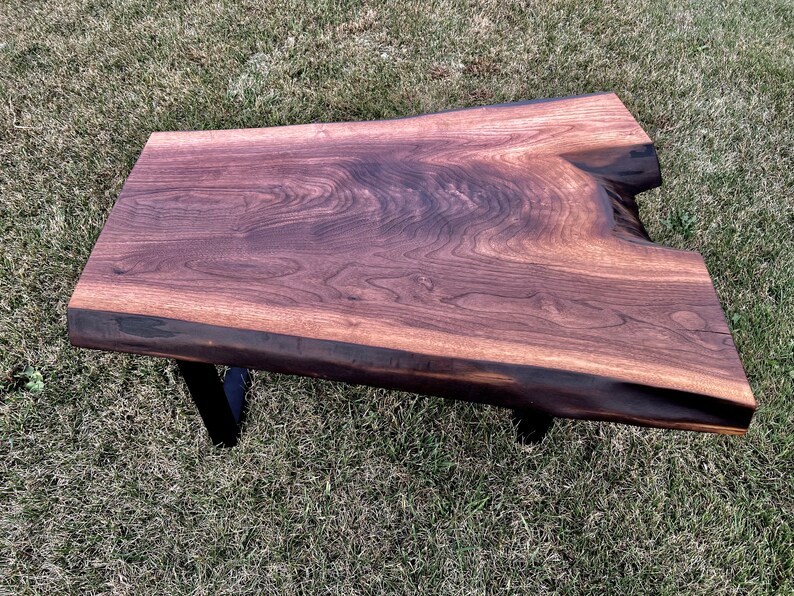 LIVE EDGE Coffee/dining Table UNIQUE Handmade Crotch Piece Etsy