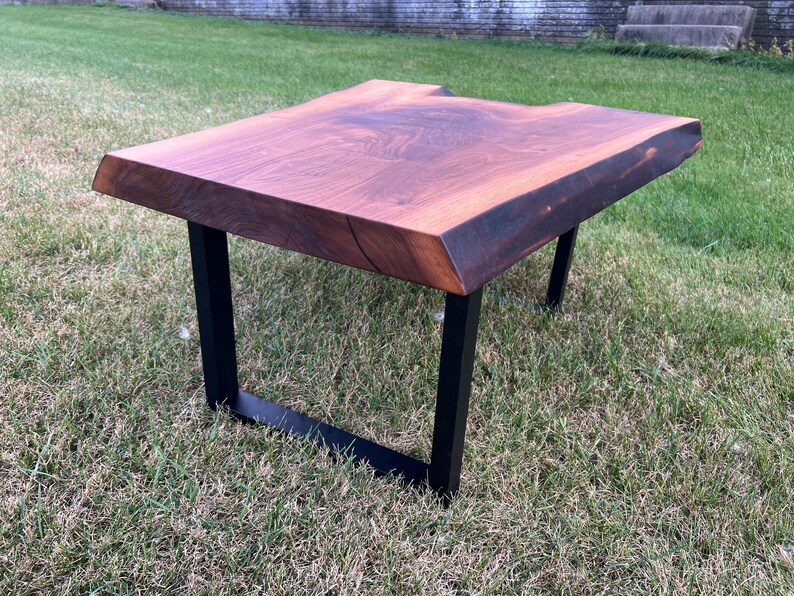LIVE EDGE Coffee/dining Table UNIQUE Handmade Crotch Piece Etsy