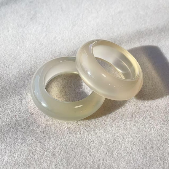Amazing! Natural Champagne Gold Agate Ring, High Grade Iced Carnelian Ring, Untreated Undyed Water Quality Agate Ring, US7-10 Carnelian Ring