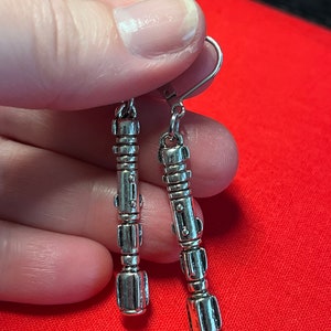 Doctor Who Inspired Sonic Screwdriver Earrings - Design 1