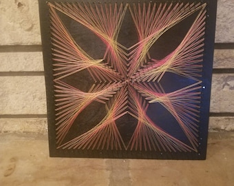 String Art / Orange Burst