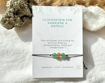 Lucky bracelet | Gemstone Bracelet | Crystal Bracelet | Fine bracelet | Aventurine | Citrine | lucky stone | 925 silver | 14k gold filled