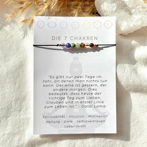 Chakra Armband | Edelstein Armband | Kristall Armband | Feines Armband | Glücksarmband | 7 Chakren | 925 Silber/14k Gold filled | Geschenk