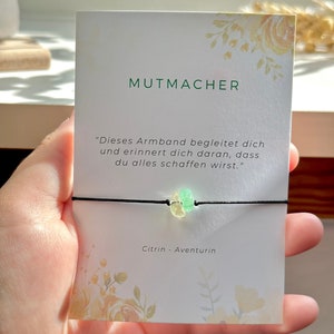 Rosenquarz Armband Damen - Kristall Armband Mit Herz Als Mutmacher Geschenk