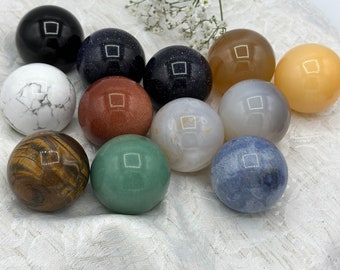 40 mm Gemstone Ball | Crystal Ball | Energy | Polished Stone Ball | Mixed Ball | Meditation | Sphere