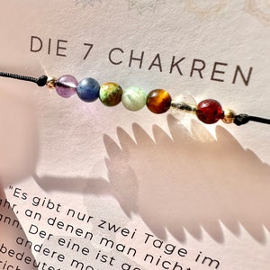 Chakra Armband Edelstein Armband Kristall Armband Feines Armband Glücksarmband 7 Chakren 925 Silber/14k Gold filled Geschenk Bild 2