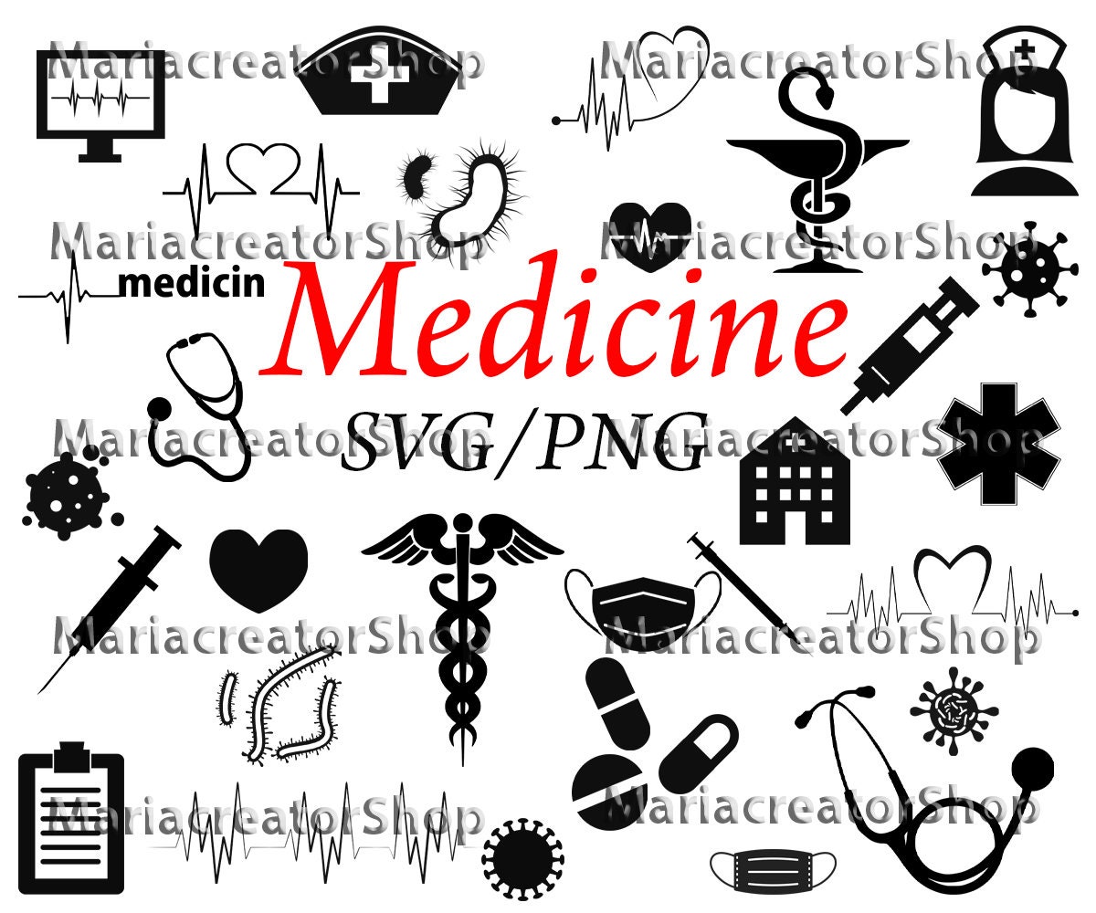 31 Files Svg/png Format. Medical Symbols. High Quality. Instant Download. Etsy