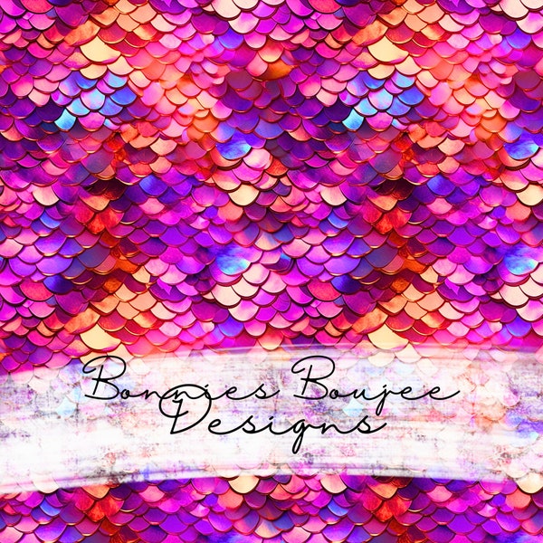 Pink Mermaid Scales File Summer Mermaid Scales Seamless File Scales Purple Seamless Fish Scales Seamless Scales Pattern Digital Download