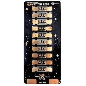 Color Cycling LED Strips - Machine Sewable LEDs - Electronics Wearable Tech Educational Kids STEM Makerspace Activity