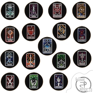 Dnd Classes Tarot Value Pack Gift Tabletop 5e Cross Stitch Bundle ...