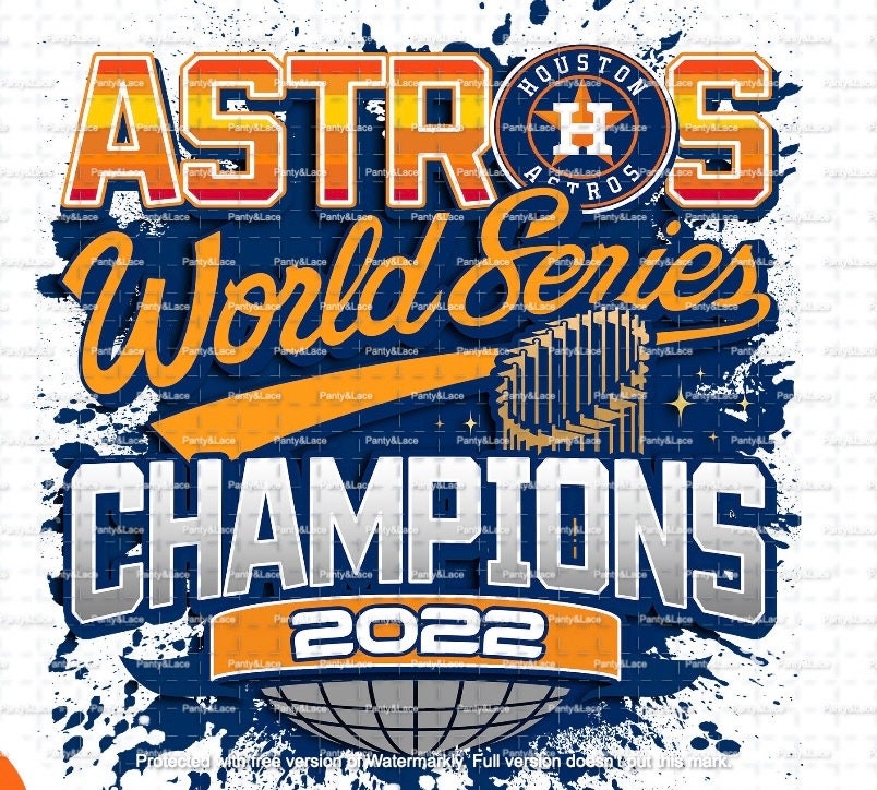 Youth Houston Astros 2022 World Series Champions Gold Rush Jersey