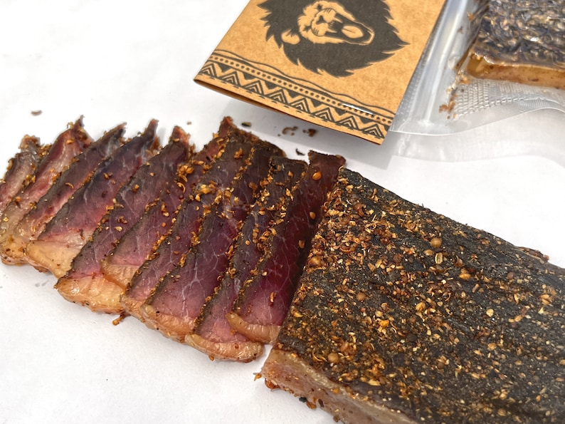 Biltong Slab South African Beef Jerky Etsy