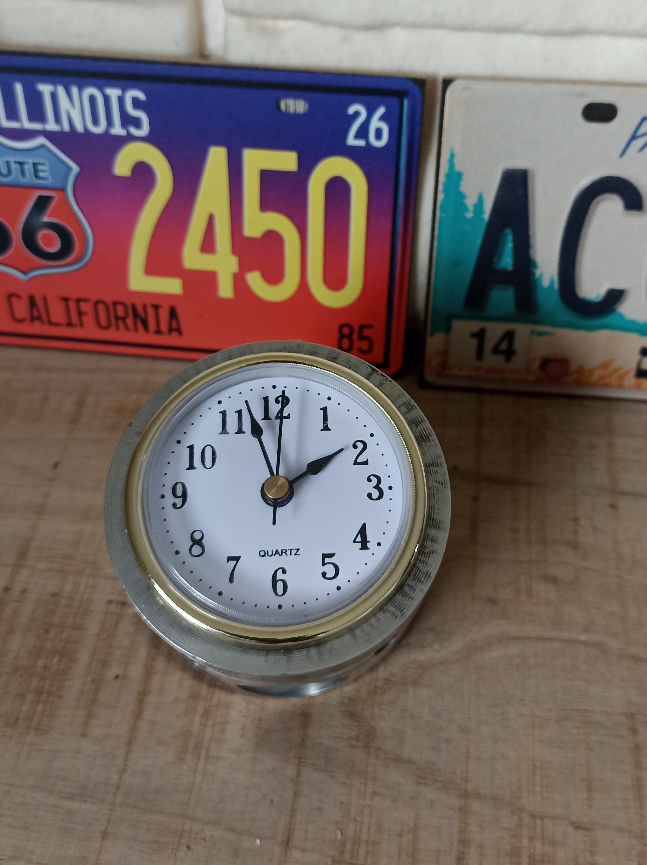 Piston Desk Clock, Recyclable Home, Office Desk Clock, Car Piston Clock for Gift and Birthday