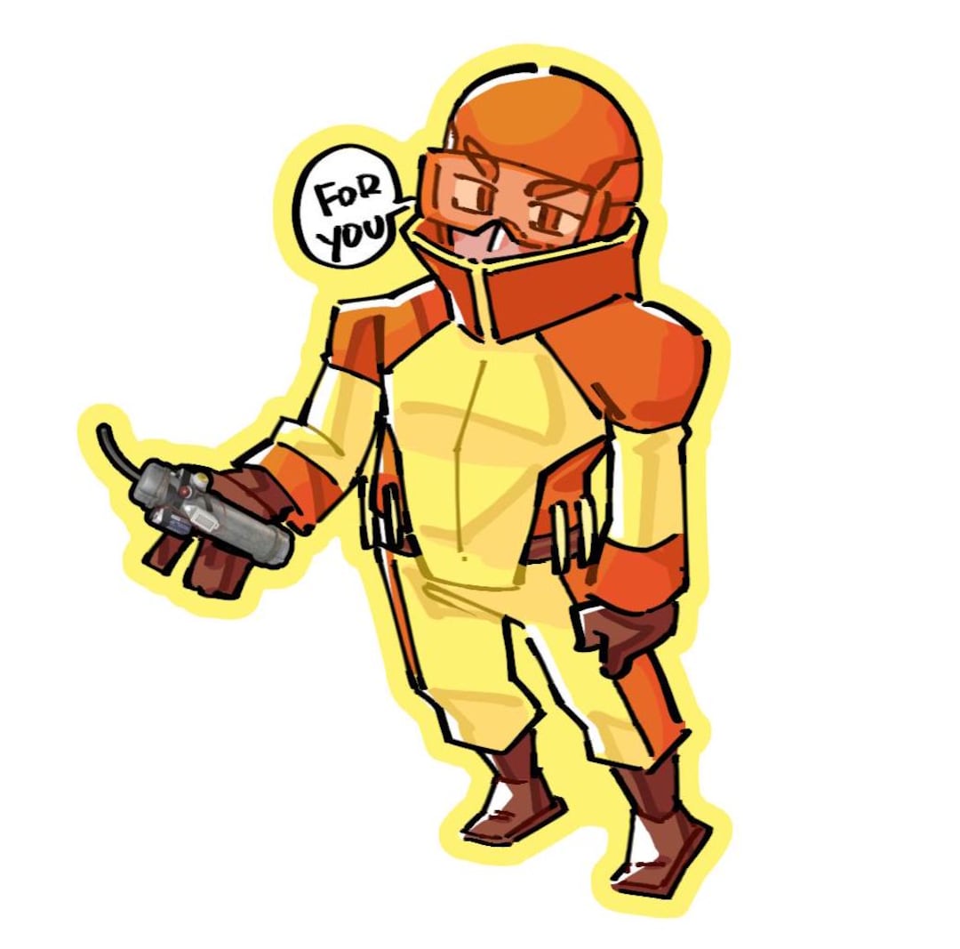 Rex Splode Sticker - Etsy