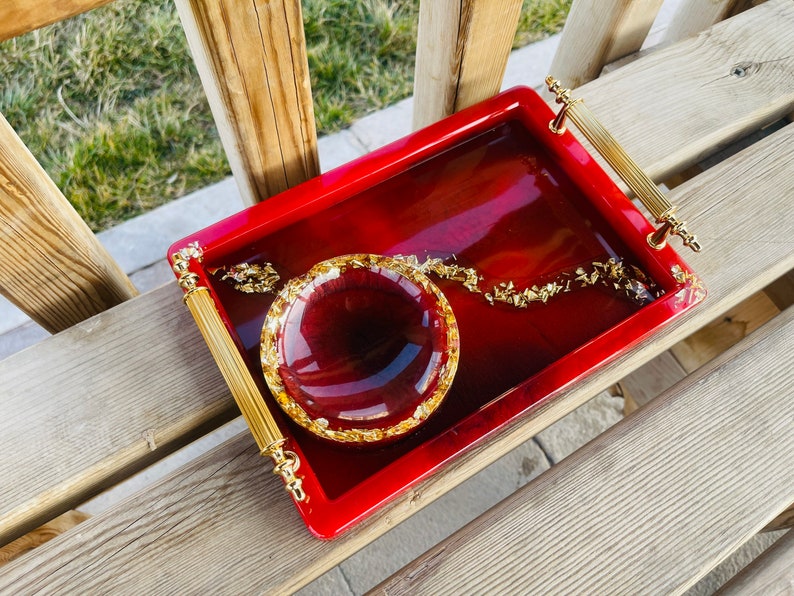Resin Rolling Tray With Handles Custom Marble Resin Rolling Etsy