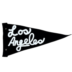 Vintage Inspired LOS ANGELES Strong Canvas Camp Flag