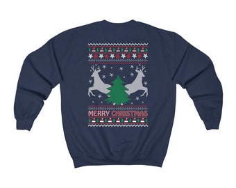 Ugly Christmas Ugly Sweater, Womens Christmas Sweatshirt