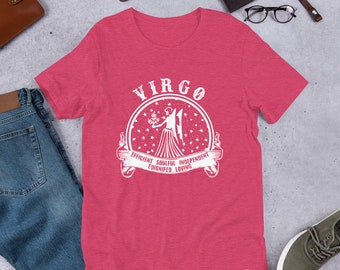 Jungfrau Sternzeichen Shirt für Frauen Geburtstagsgeschenk - Jungfrau T-Shirt - Jungfrau Tshirt für Sie - Jungfrau Astrologie Shirt - Geburtstagsgeschenk für Jungfrau Frauen