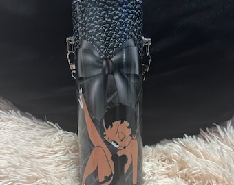 Betty Boop Black Purse Tumbler - Cute and Functional Gift for Fans