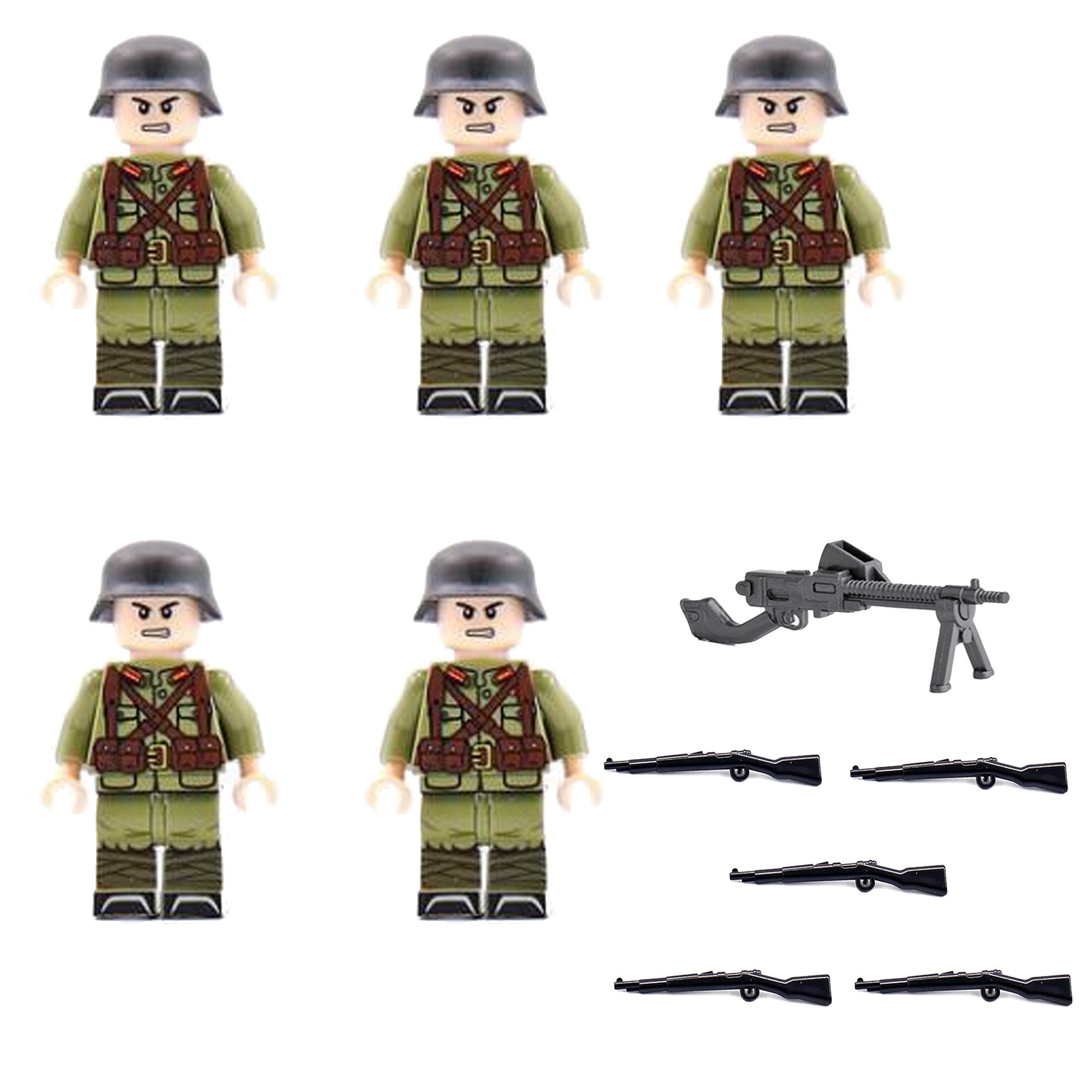 5x Custom World War 2 German Jaeger Heavy Weapons Infantry Etsy UK