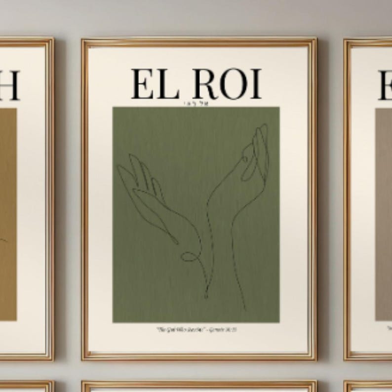 Hebrew Names of God Wall Art | Christian Print Set (digital Download ...