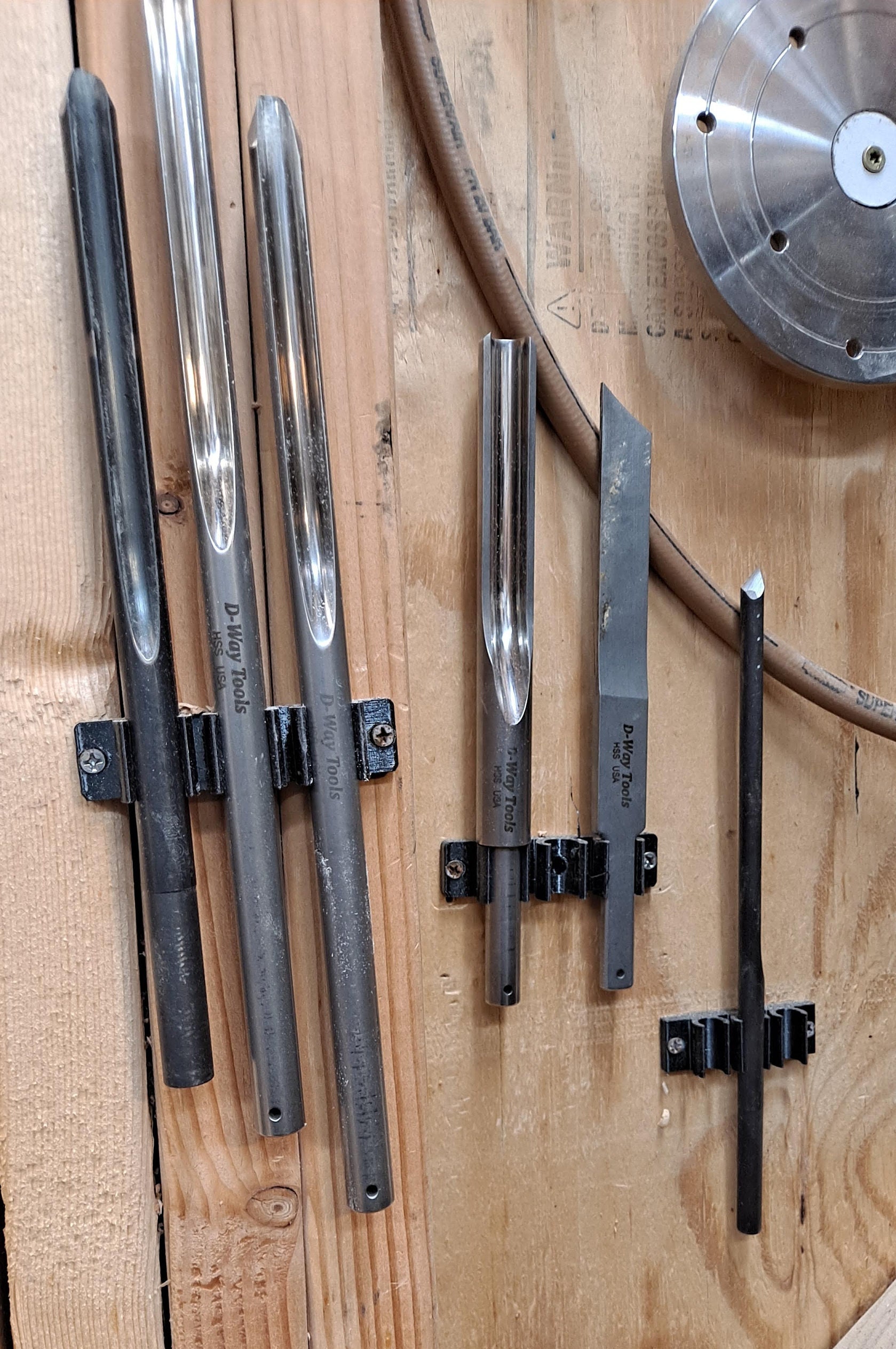 Wood Turning Wallmount Tool Holder Brackets Etsy