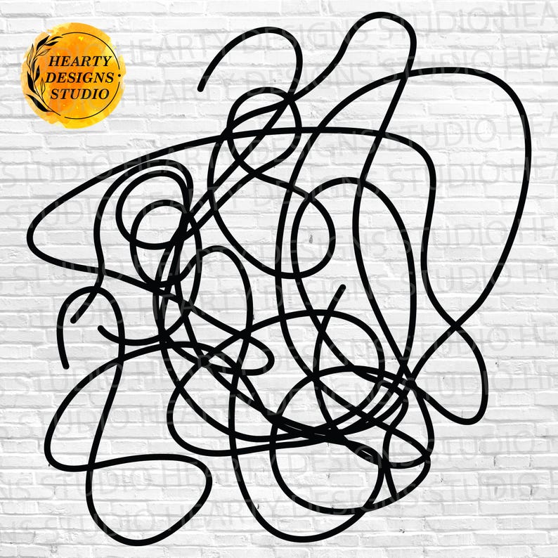 Scribble Lines SVG Bundle: Doodle Vector Graphics (digital Download) - Etsy