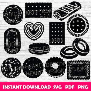 Bundle de biscuits Svg Biscuits Cricut Biscuits svg Bundle de biscuits Clipart Biscuits Vector Sandwich Biscuit svg Biscuits svg coupe Biscuits silhouette