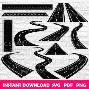 Road svg Roads svg Road Cricut svg Road svg bundle Road Clipart Road Vector Road silhouette Road svg cut files Roads Cricut City Road svg