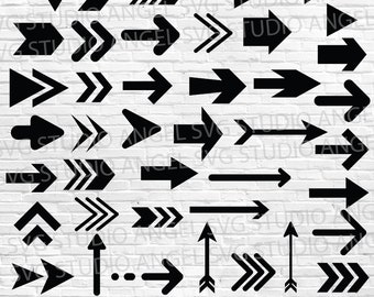 Arrows SVG Bundle: 41 Arrow Cut Files (Digital Download)